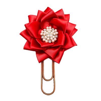 Red Bloom Clip