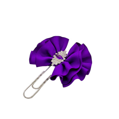 Dark Purple Butterfly Clip