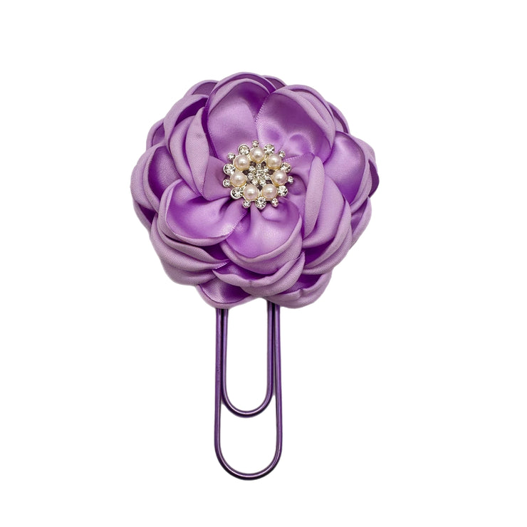 Lilac Dahlia Clip