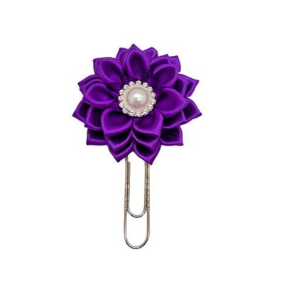 Purple Daisy Clip