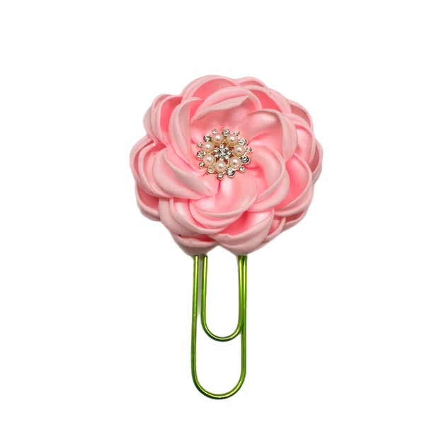 Pink Dahlia Clip