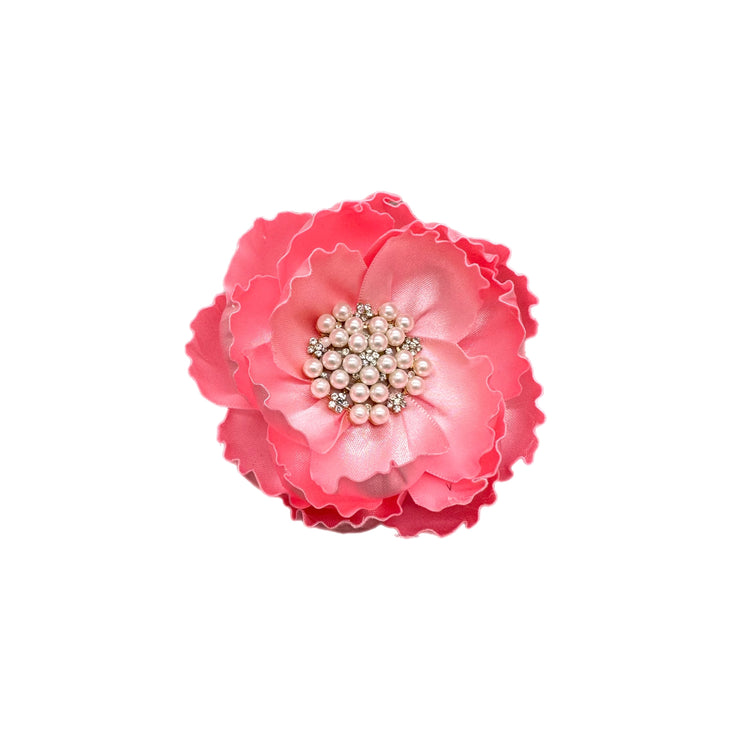 Pink Hibiscus Brooch
