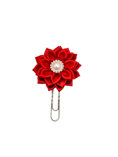 Red Daisy Clip