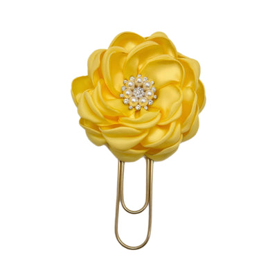 Yellow Dahlia Clip
