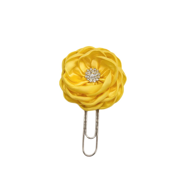 Yellow Peony Clip