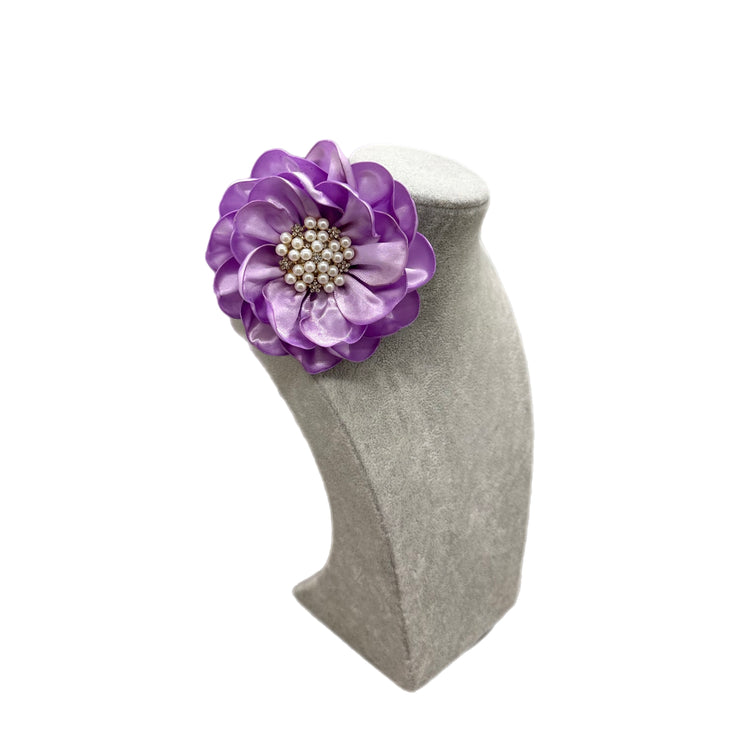 Lilac Flower Brooch