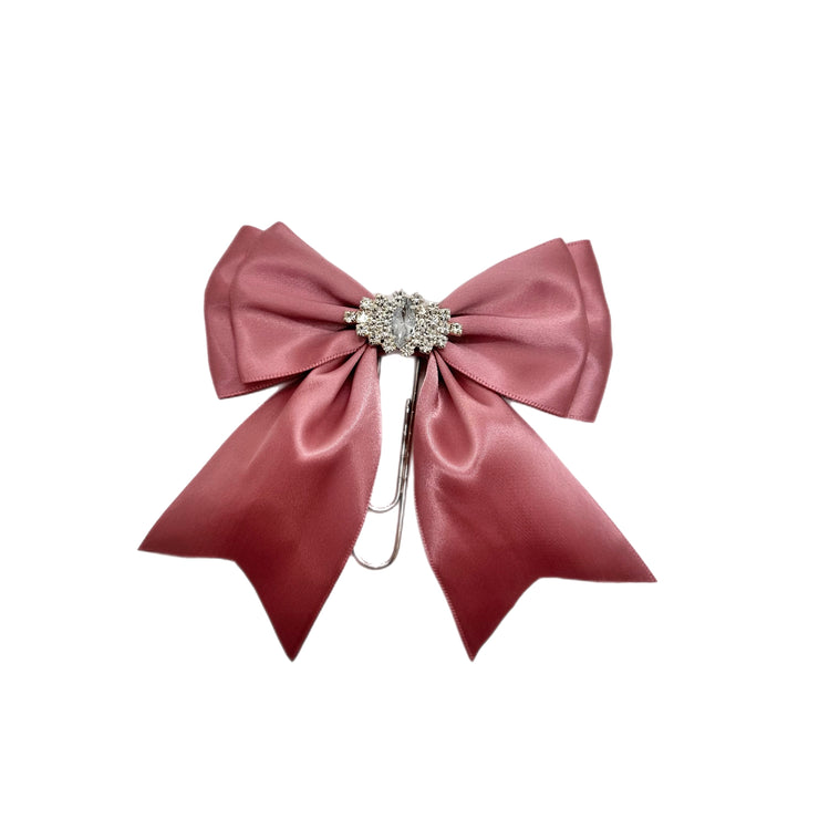 Mauve Sugar Rush Bow Clip