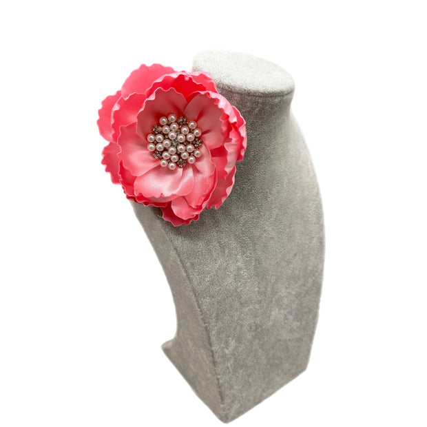 Pink Hibiscus Brooch