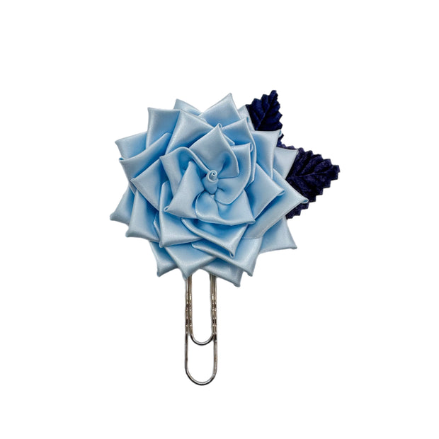 Sky Blue Rose Clip