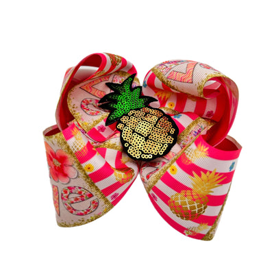Pineapple Southern Hair Bow