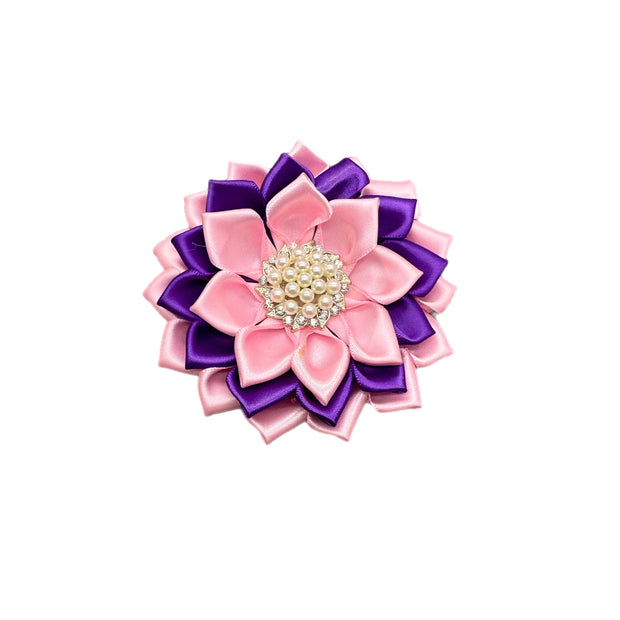 Pink & Purple Daisy Brooch