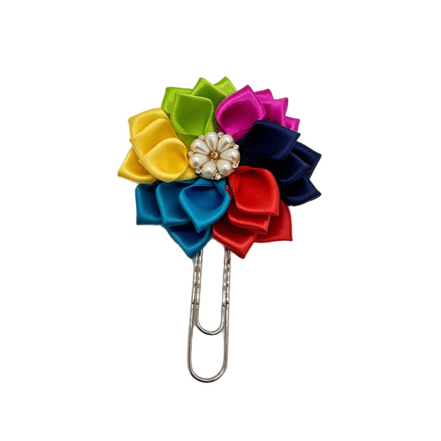 Rainbow Daisy Clip