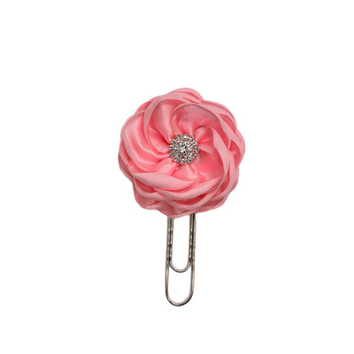Bubble Gum Pink Peony Clip