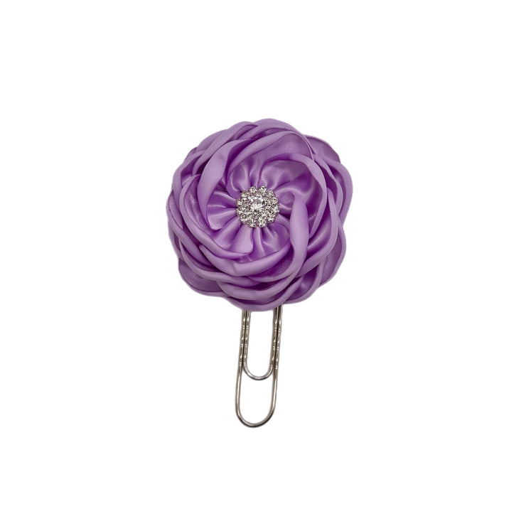 Lilac Peony Clip