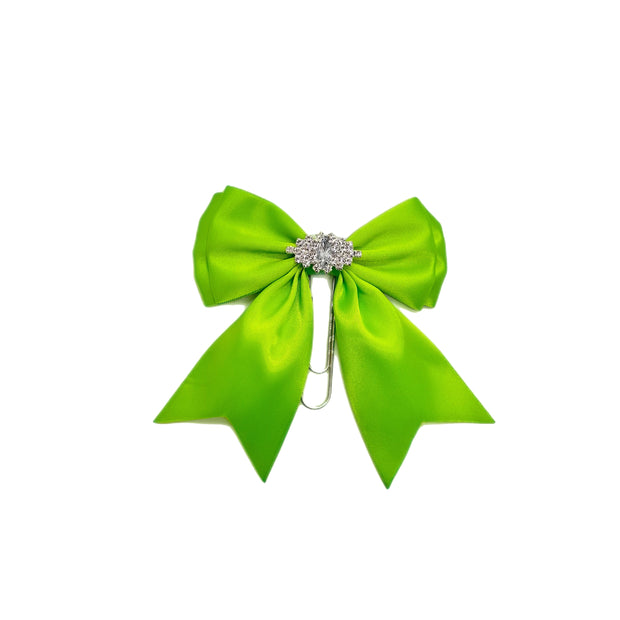 Neon Green Sugar Rush Bow Clip