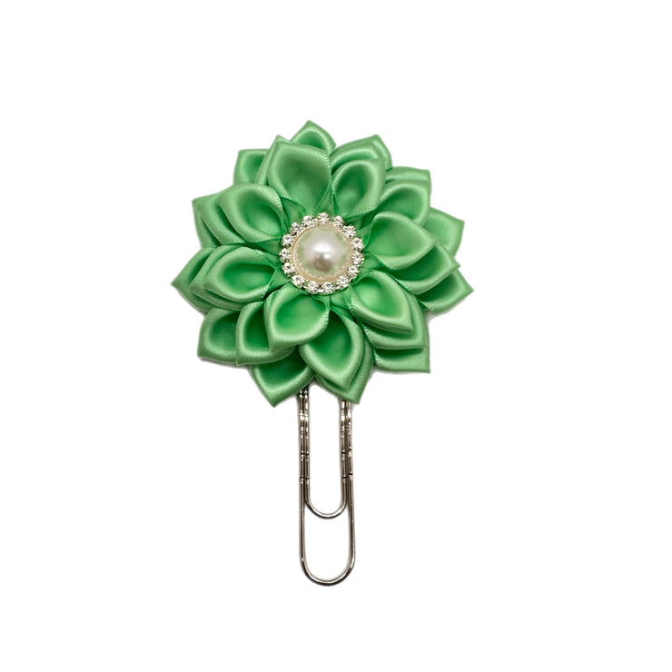 Mint Green Daisy Clip