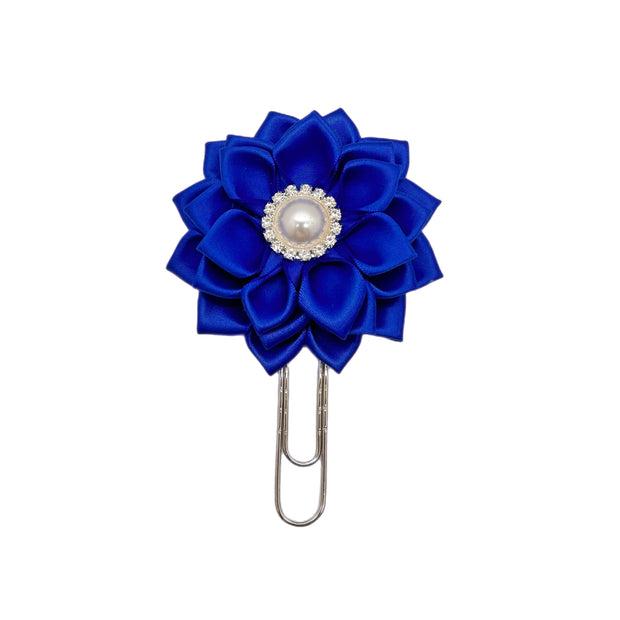 Royal Blue Daisy Clip