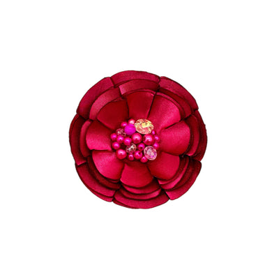 Fuchsia Charmeuse Brooch