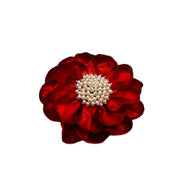 Red Flower Brooch