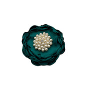 Teal Shabby Chic Brooch