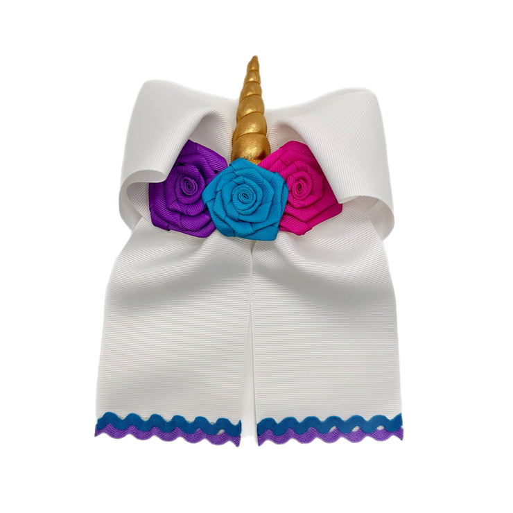 Unicorn Cheer Bow