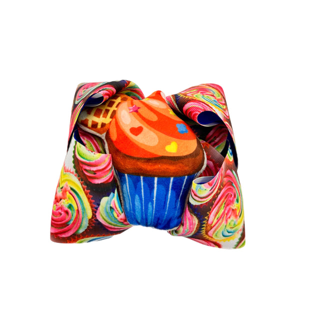 Cupcake Plush Southern Hair Bow