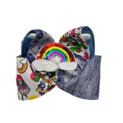 Rainbow Southern Hair Bow