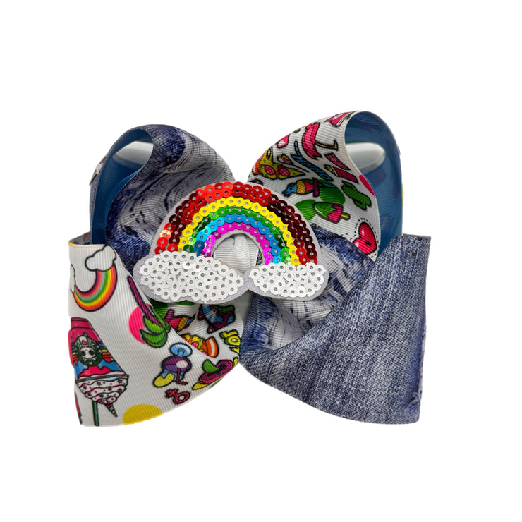 Rainbow Southern Hair Bow