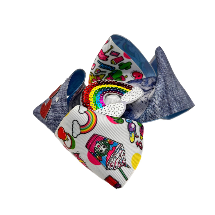 Rainbow Southern Hair Bow