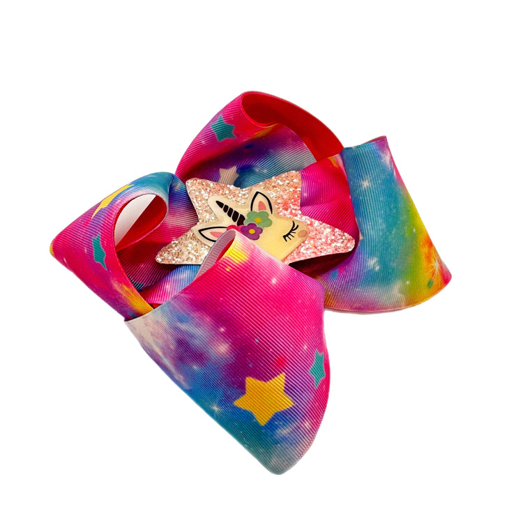 Unicorn Stars Southern Hair Bow