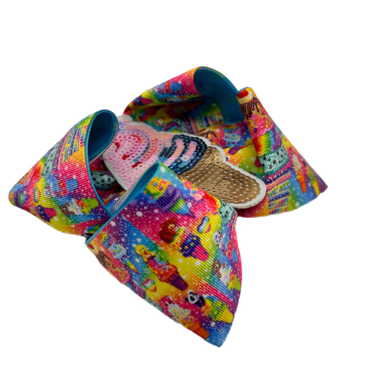 Ice Cream Cone Hair Bow