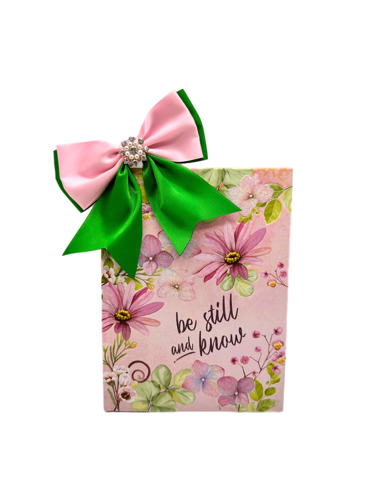 Green & Pink Sugar Rush Bow Clip