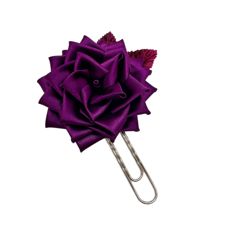 Purple Rose Clip
