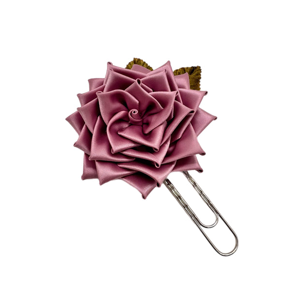 Mauve Rose Clip