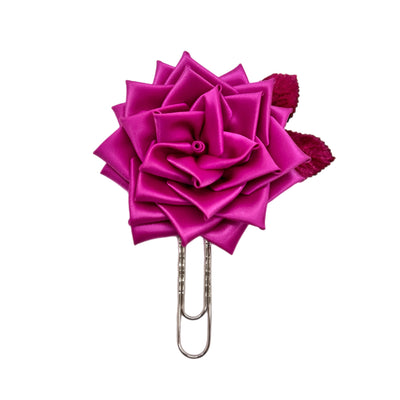 Fuchsia Rose Clip