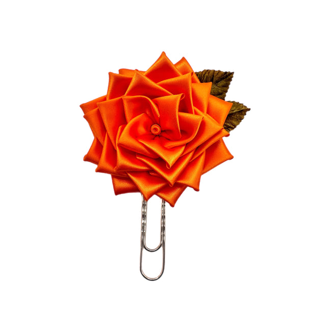 Orange Rose Clip