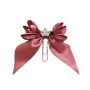 Mauve Bow Clip
