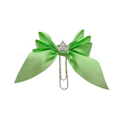 Mint Green Princess Bow Clip