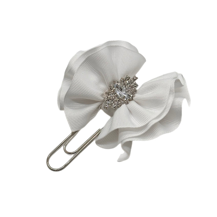 White Butterfly Clip
