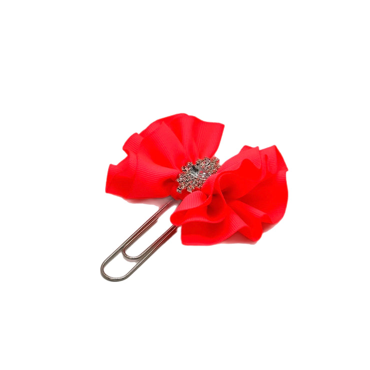 Neon Pink Butterfly Clip