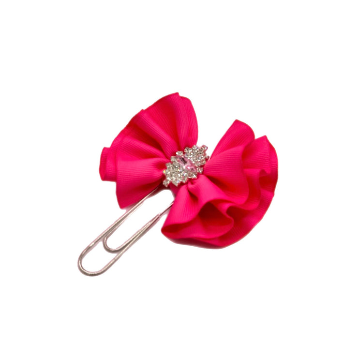 Hot Pink Butterfly Clip