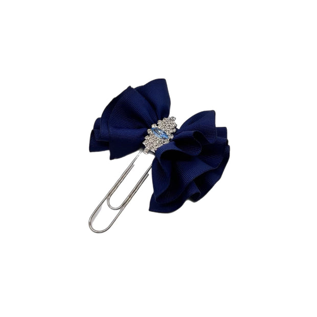 Navy Blue Butterfly Clip