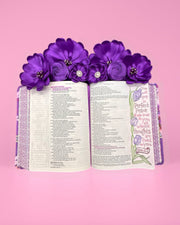 African Violet Bible Clip